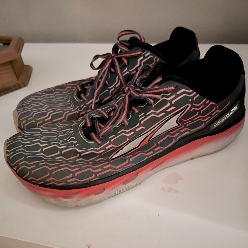 Altra Athletic Shoes Black and Red